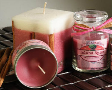 Island Spice candle set